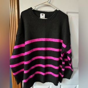 Like Love size XL black and pink sweater